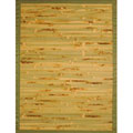 Handmade Variegated Bamboo Rug (4' x 6')