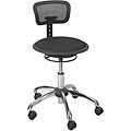 Safco Adjustable Height Mesh Stool with Backrest