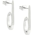 Kate Bissett Silvertone 'b'-shaped Drop Earrings