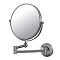 DeNovo Round Wall-mount Magnifier Mirror