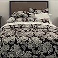 Gramercy Paisley Black 7-piece Bedding Ensemble