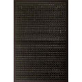 Black Woven Bamboo Rug (2' x 7')