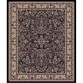 Sarouk Black Polypropylene Rug (7'10 x 10'10)