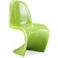 S-shaped Green Chair (Set of 2)
