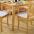 Newport Natural Dining Table with Shaped Top