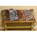 Animal Print Faux-Fur Throw Pillows (Set of 2)