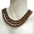 DaVonna Freshwater Brown Pearl Necklace