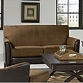 Bailey Two-tone Mocha Dark Chocolate Loveseat