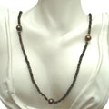 Smokey Quartz and FW Brown Pearl Necklace