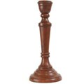 Classic Chalice-style Carved Wood Candleholder
