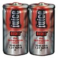 Rechargeable Size C NiMH Batteries (2-pack)