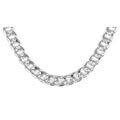 14k Gold Overlay Cubic Zirconia Cuban Bracelet