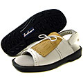 Sandbaggers Kiltie II Ladies' Tan on White Golf Shoes (size 11 only)
