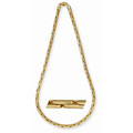 14k Gold Overlay 30-inch Cobra Necklace