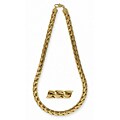Simon Frank 14k Yellow Gold Overlay 24-inch Pharaoh Chain