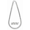 14k White Gold Overlay 30-inch Pharaoh Chain