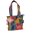 Sun n' Sand Zipper Top Shoulder Tote