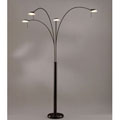 Shell 4-light Halogen Arc Floor Lamp