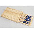 5-piece Knife Set with Wood Cutting Board