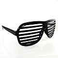 Shutter Shades Black Sunglasses