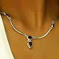 'Red Romance' Garnet Necklace (Indonesia)