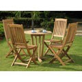 Roma Teak Wood Patio Dining Set