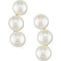 10k Yellow Gold Freshwater Pearl Earrings (5-5.5 mm)