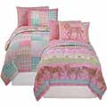 Cow Girl Pink 5-piece Bed in a Bag with Sheet Set