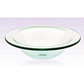 DeNovo Clear Bowler Glass Vessel Sink with Drain