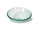 Dew Modern Glass Vessel Bathroom Sink