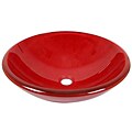 Romance Modern Glass Bathroom Vessel Sink