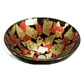 Forgee Foiled Motife Glass Vessel Sink