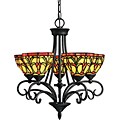Tiffany-style 5-light Chandelier