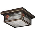 Olde Bronze Outdoor Flush Ceiling Mount Fixture