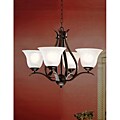 Iron 4-light Chandelier