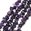 Amethyst Gemstone Chip 36-inch Purple Bead Strand