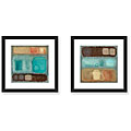 Haynes Worth 'Organic' 2-piece Framed Art Print Set