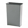 Rectangular Fire-Safe Steel Wastebasket - 22 Gallon