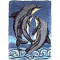 Wonderart Dolphins Latch Hook Kit