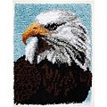 Wonderart Bald Eagle Latch Hook Kit