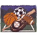 Wonderart Sports Latch Hook Rug Kit