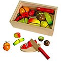 Play Food Cutting Fruit Crate