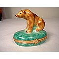 Unprejudiced review on Large porcelain Limoges Hand-painted Large Brown Bear Box