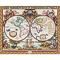 Olde World Map Counted Cross Stitch Kit