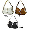 B.E. Signature Crystal Ring Shoulder Bag