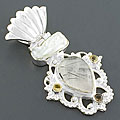 Sterling Silver Multi-gemstone Pendant (India)