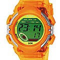 Activa by Invicta Midsize Unisex Digital Orange Watch