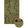 Hand-tufted Contemporary Ciara Collection Rug (5' x 7'6)