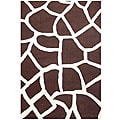 Hand-tufted Giraffe Wool Rug (8' x 10'6)