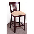 Violin-back Walnut Counter Stool